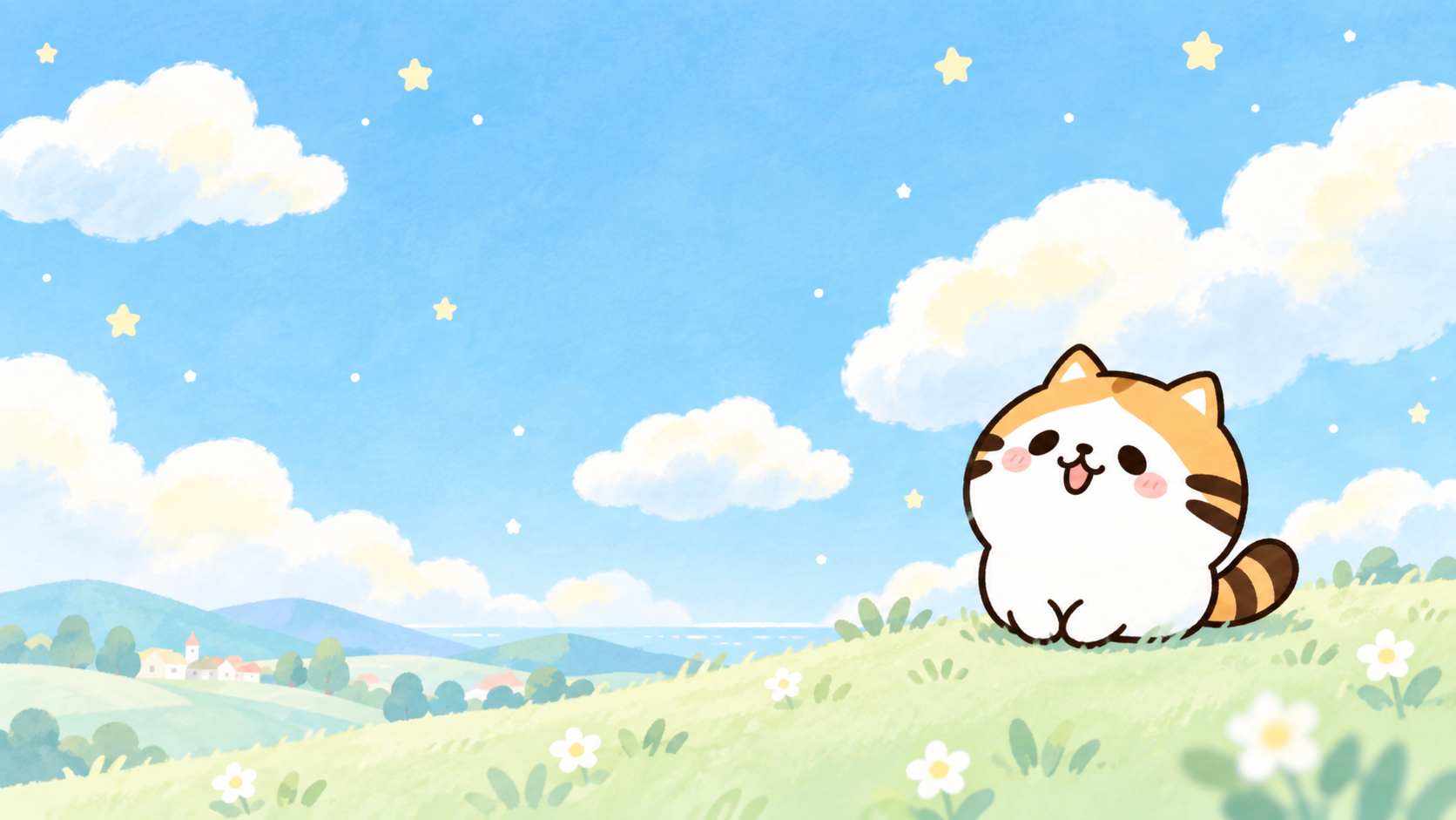 青空とたく猫